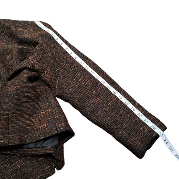 Coldwater Creek Brown Textured Zip Up Jacket Sz PL (14-16) - Picture 11 of 15